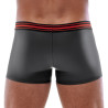 Svenjoyment Boxer avec zip Tillio Noir-Rouge